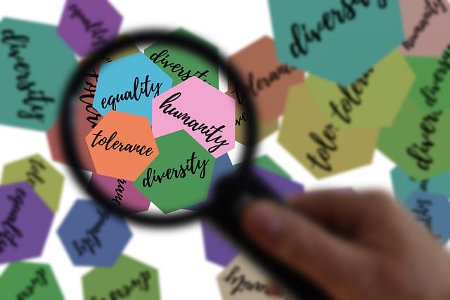 Picture of values highlighted with magnifying glass